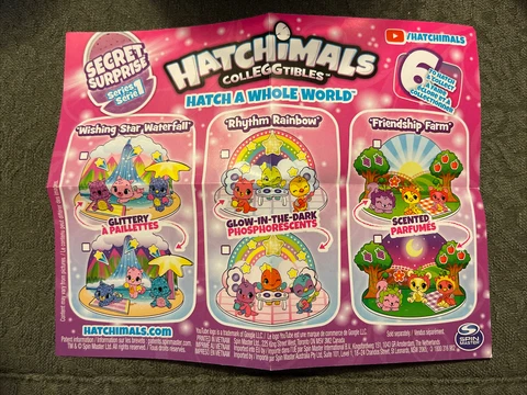Hatchimals CollEGGtibles Secret Surprise Series 1 Complete Set- Opened Cover