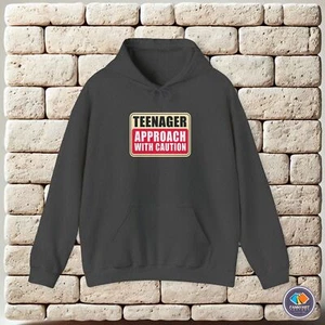 Teenager Approach With Caution Funny Unisex Hoodie - Picture 1 of 13