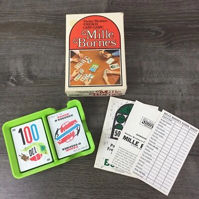 Mille Bornes 法国纸牌游戏原版 1971 年未开封密封卡牌 — 第 1/4 张图片