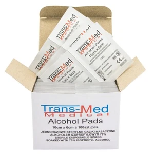 Alkoholtupfer 10x6cm, steril (100 St.) - Bild 1 von 3