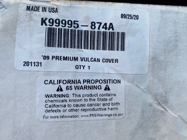 2004-2021 GENUINA KAWASAKI VULCAN 900 1700 2000 CUBIERTA PREMIUM K99995-874A Foto 1 de 1