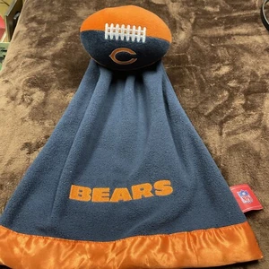 NFL Chicago Bears Officially Licensed SnuggleBall Plush Baby Security Blanket - Picture 1 of 8