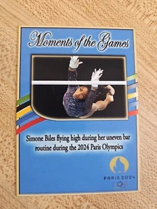 Simone Biles 2024 Paris Olympics Custom Card - Moments Of The Games - Picture 1 of 2