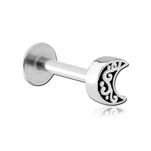 Micro labret acier Lune - Imagen 1 de 2