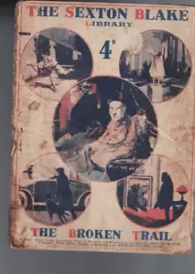 SEXTON BLAKE PULP FICTION , THE BROKEN TRAIL - Picture 1 of 1