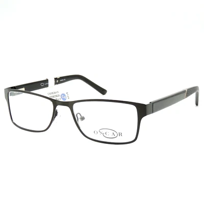 Marco de gafas rectangular negro brillante Oscar De La Renta OSM 838 52 18 145 Foto 1 de 4