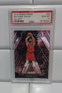 2018-19 Panini Prizm All Day Anthony Davis #20 PSA 10 - Picture 1 of 2