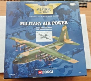 Corgi Aviation 48406 C-130A Hercules 56-0489 USAF Vietnam Camoufla Ltd Edit No.5 - Picture 1 of 4