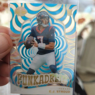 2023 Panini Illusions - Funkadelic Light Blue #14 C.J. Stroud /299 (RC) - Image 1 of 4