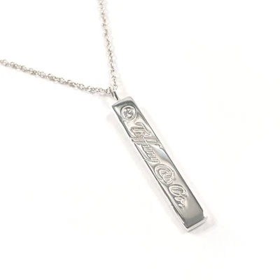 TIFFANY&Co. Collar Notas Plata925/diamante accesorio unisex Foto 1 de 4