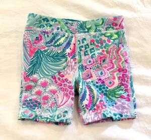 Lilly Pulitzer Luxletic Little Girl Biker Athletic Shorts Size Small - Picture 1 of 6
