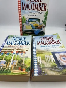 Debbie Macomber “Heart Of Texas” Trilogy Volumes 1-3 Paperbacks EUC - Picture 1 of 9