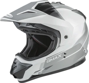 Casco Scud Doble Deportivo Gmax GM-11 Blanco Talla Pequeña - Imagen 1 de 9