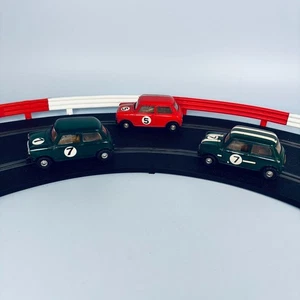 VINTAGE SCALEXTRIC MINI COOPER C76 SLOT CAR RACING X3 - Picture 1 of 12