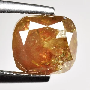 2.04ct Natural Loose Diamond Cushion Cut Yellow - I3 Clarity 6.6mm x 6mm - Picture 1 of 1