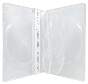 Clear 6 Disc DVD Cases Lot - Afbeelding 1 van 5