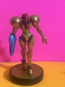 Samus Aran Metroid Amiibo Super Smash Bros. Series Figure Nintendo - Foto 1 di 6