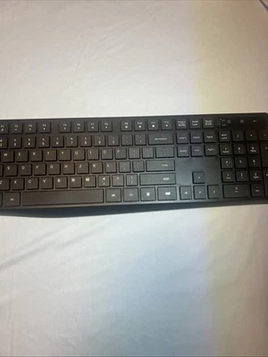 VictSing PC230A Wireless Computer Keyboard USB Black 2.4 GHz PC - Image 1 of 4
