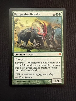 Rampaging Baloths 178 - M - Zendikar - Normal - MTG - LP - Image 1 of 2