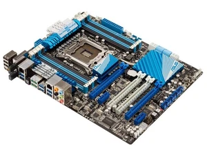 For ASUS P9X79 DELUXE motherboard X79 LGA2011 8*DDR3 64G ATX Tested ok - Picture 1 of 2