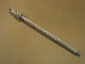 Standard Rollenstange 2 Fuß bis 4 Fuß grau/schwarz Metall Kunststoff - Bild 1 von 1