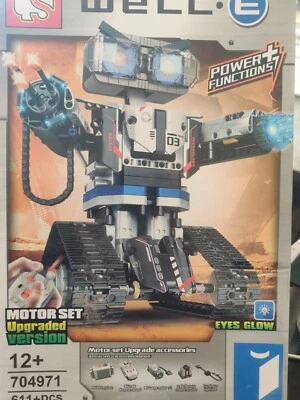 611pc  upgraded City Creative RC Robot Electric Building Blocks Remote Control - Image 1 of 4