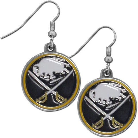 Buffalo Sabres Dangler Earrings Cover