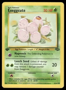 Pokemon TCG 1. Edition Jungle NM WOTC Exeggcute 52/64 - Bild 1 von 2