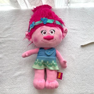 DreamWorks 2016 Amapola Rosa Cabello 24" Peluche Troll Muñeca Trolls Película Juguete de Peluche - Imagen 1 de 9
