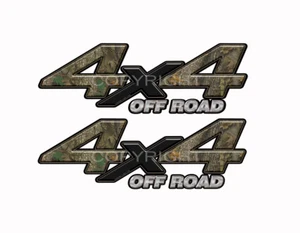 4X4 OFF ROAD FOREST Camo Decals Truck Stickers 2 Pack KM029ORBX - Picture 1 of 1