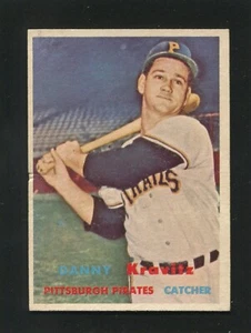 #267 DANNY KRAVITZ, Pirates - 1957 Topps: VG-EX, Heavy L Rubber Band 220227e - Bild 1 von 3