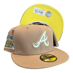 New Era Atlanta Braves 59FIFTY Fitted Hat Super Bloom 2000 All Star Game 7 5/8 - Picture 1 of 9