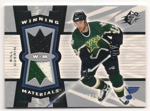 Bill Guerin 06-07 Upper Deck SPx Winning Materials Dual Game Jersey Silver 99 2c