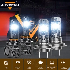 For Mazda CX-7 2007-2012 AUXBEAM Canbus 9005 H7 LED Headlight Hi/Lo Beam Bulbs - Picture 1 of 15