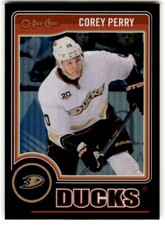 2014-15 O-Pee-Chee Black Rainbow Corey Perry /100 #84 Anaheim Ducks