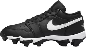 Youth 5.5Y, Women's 7 Nike Jordan 1 Low Cleat HF6885-001 Baseball Football - Picture 1 of 7