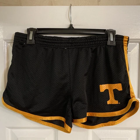 Knights Apparel University Of Tennessee Women’s Shorts Black Orange Mesh Small Cover