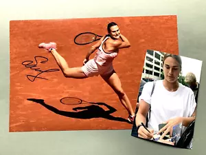 ARYNA SABALENKA Арына Сяргееўна Сабален Tennis In-person Foto 20x30 Autogramm - Bild 1 von 1