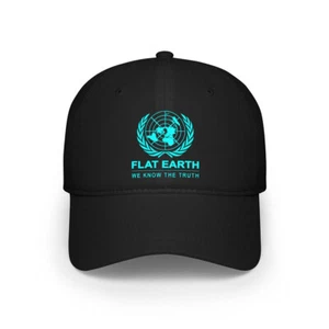 Flat Earth We Know The Truth Low Profile Baseball Cap - Picture 1 of 24