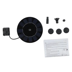 Solar Fountain Floating-Pump Water Feature Garden Pool Bird Bath Pond Outdoor - Picture 1 of 24