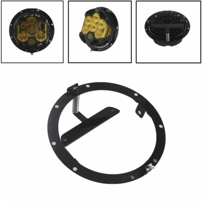 For Harley Street Glide Road King 14-23 BAJA LP6 Round 7'' Headlight Bracket Kit - Image 1 of 4