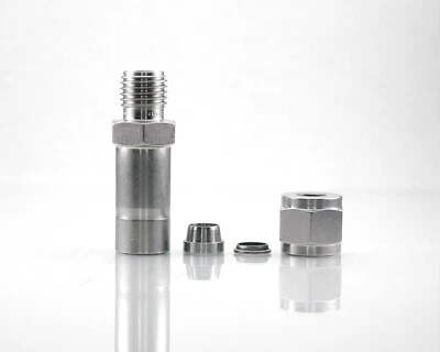 316 STAINLESS REDUCER COMPRESSION 1/4 in TUBE OD x 1/2" TUBE STUB GYROLOK 4R8316 - Image 1 of 4