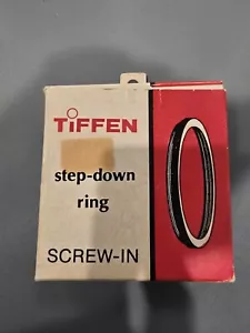 Tiffen 55mm to 52mm Step Down Lens Filter Ring Plastic Camera Adapter Made USA - Picture 1 of 4