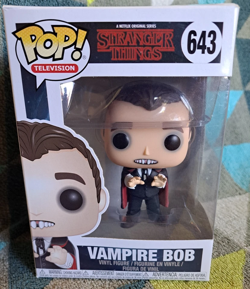 Funko Pop Vampire Bob 643 - Stranger Things! 2018 - Abobadado + protetor - Imagem 1 de 4