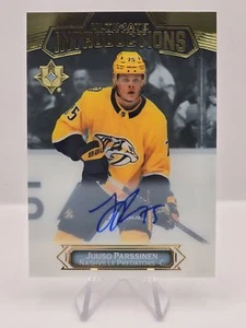 2022-23 Upper Deck Ultimate #UI-66 Juuso Parssinen Ultimate Introductions Auto - Picture 1 of 2