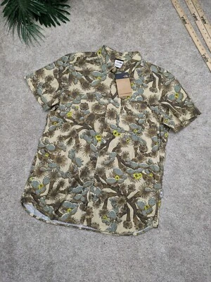 Camisa North Face Para Hombres Mediana Patrón Baytrail Abotonada Cactus Grava Nueva con Etiquetas $75 Foto 1 de 4