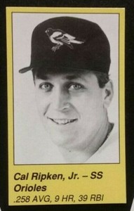 1990 MLB All Star Game Program Inserts Cal Ripken Jr. - Sharp, Centered Beauty!