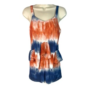 Truly Me by Sara Sara - Girls Tie Dye Lined Side Zip Romper - Multicolor - 14 - Picture 1 of 9