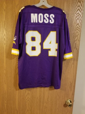 Vintage Randy Moss #84 Minnesota Vikings Champion  Jersey Size 48 XL Cover