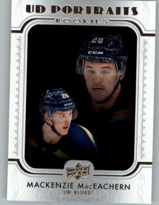 2019-20 Upper Deck UD Portraits #P79 Mackenzie MacEachern (ref 148904) - Image 1 of 2